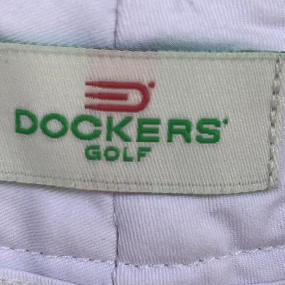 Dockers Golf Shorts White Flat Front 5 Pockets Womens 4 Stretch Cotton Poly - Picture 5 of 7